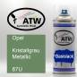 Preview: Opel, Kristallgrau Metallic, 87U: 400ml Sprühdose, von ATW Autoteile West.